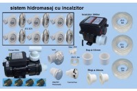 1 Kit hidromasaj 6 duze, pompa 900w, incalzitor 1500w